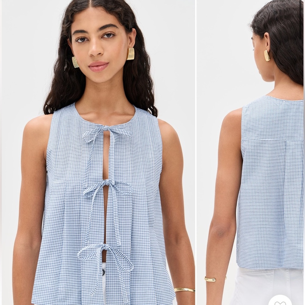 Aligne Tally Tie-front Top